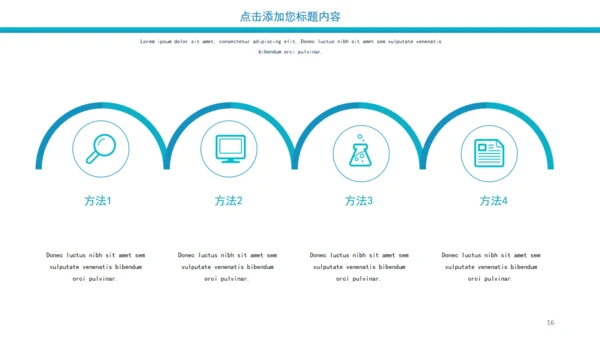商业蓝色商务简约办公汇报通用PPT模板