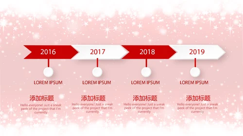 精美创意圣诞节快乐动态PPT