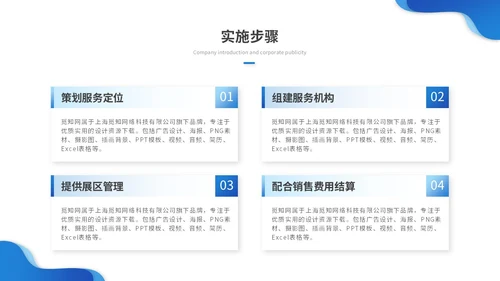 蓝色渐变商务企业介绍公司介绍产品介绍企业宣传ppt模板