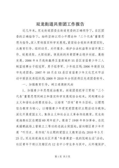 双龙街道共青团工作报告.docx