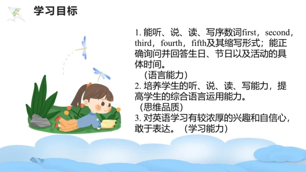 Unit 4 When is the art show Part A Let's learn课件（4