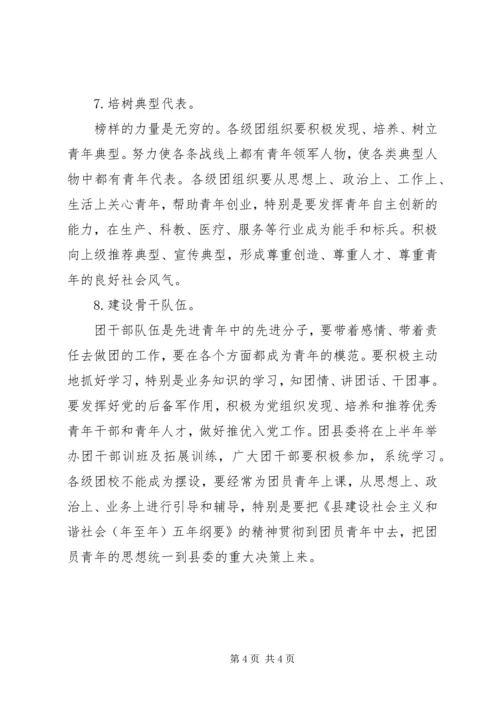 共青团强化基层团建管理意见.docx