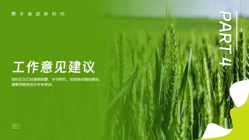 乡村振兴项目工作报告通用PPT模板