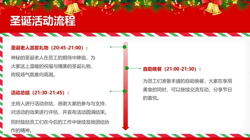 红色简约风圣诞节活动策划圣诞元旦双旦节日活动PPT模版