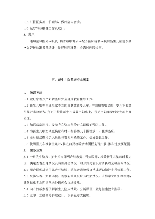 新生儿管理与急救应急专题预案.docx