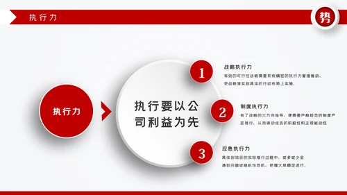 红色微立体岗位竞聘求职简历PPT