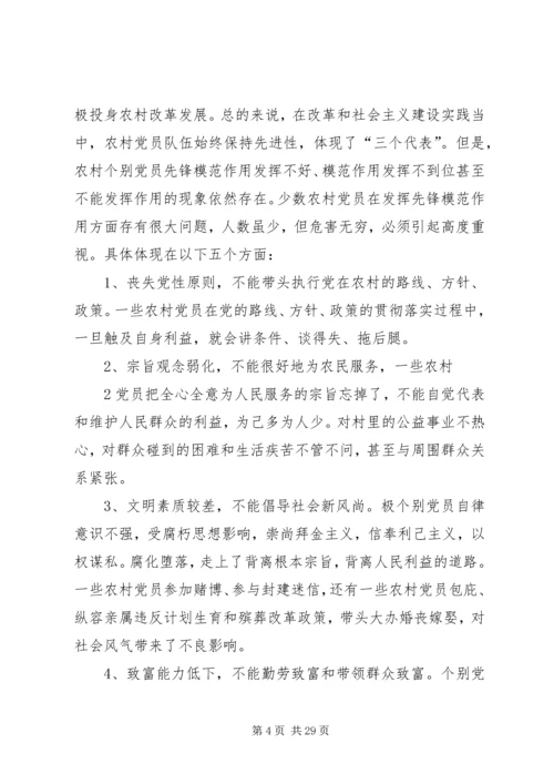 新形势下农村党员如何发挥先锋模范作用.docx