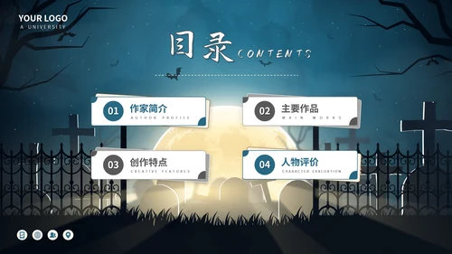 辰东网络小说作家名人介绍PPT模板