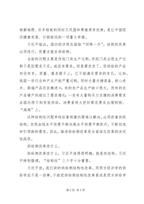 供给侧改革三个得分要点 (5).docx