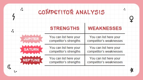 女孩力量卡通人物通用PPT模板