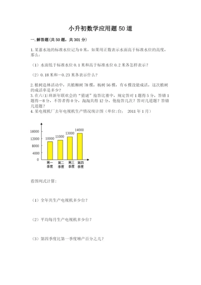 小升初数学应用题50道含完整答案【各地真题】.docx