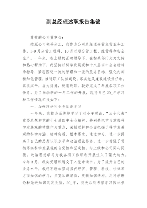 副总经理述职报告集锦.docx