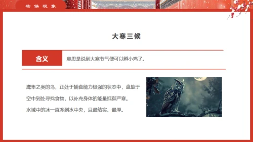 故宫的雪大寒气节通用PPT模板