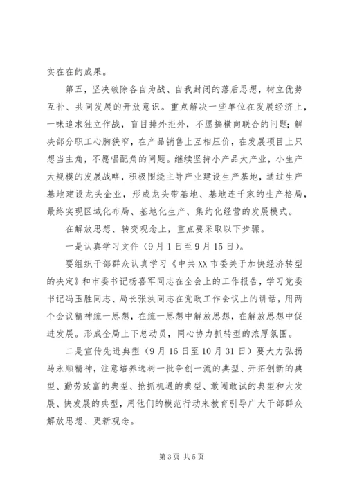 进一步解放思想大讨论活动方案.docx