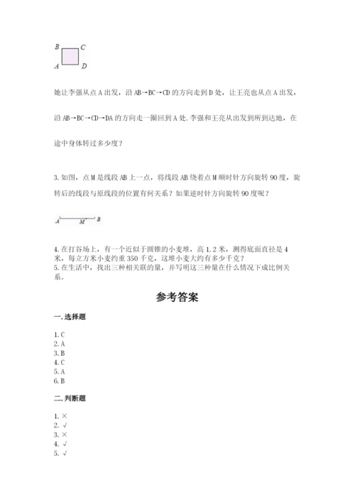 北师大版数学六年级下册期末测试卷【易错题】.docx