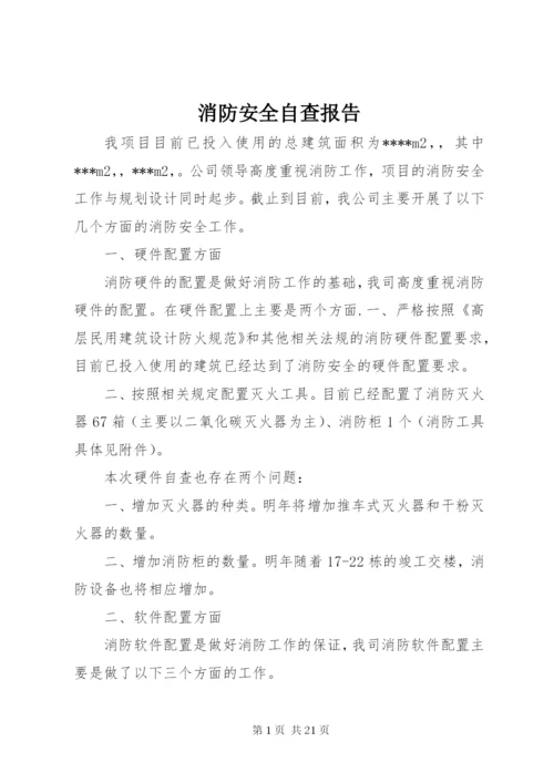 消防安全自查报告 (13).docx