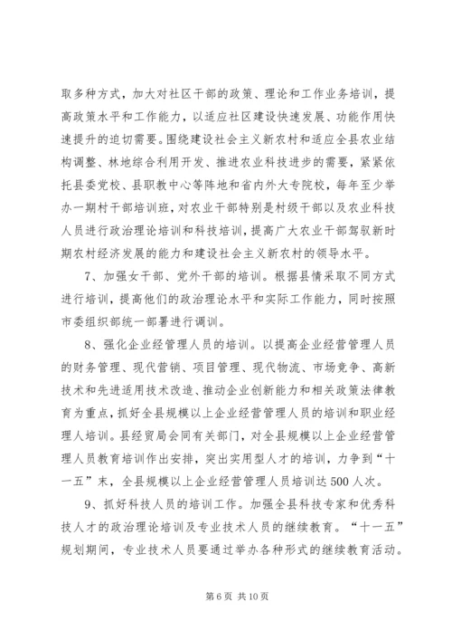 干部教育培训计划 (2).docx