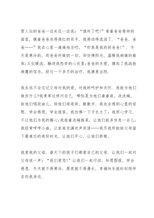 重阳节感恩优秀演讲稿5篇.docx