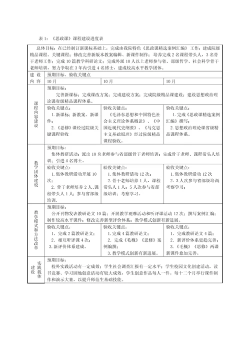 合肥师范学院思想政治理论课课程建设综合规划工作专项计划.docx