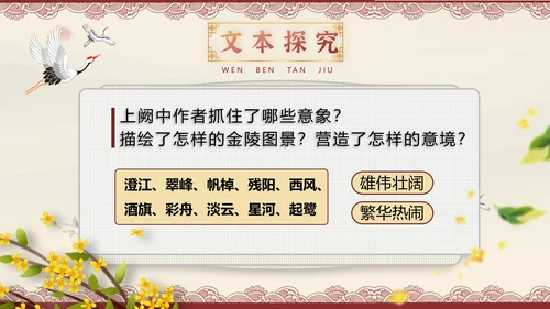 桂枝香金陵怀古诗歌鉴赏解析PPT模板