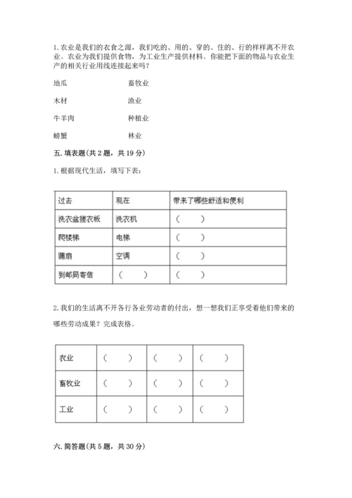 部编版四年级下册道德与法治《期末测试卷》及完整答案（考点梳理）.docx