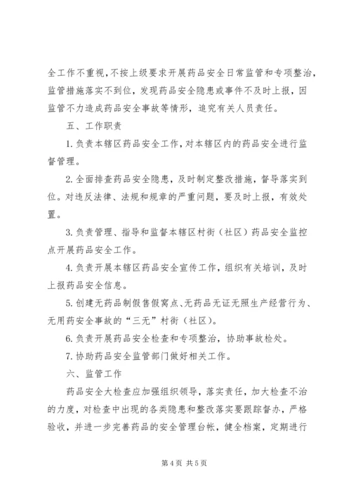 乡镇药品安全监管工作计划范文.docx