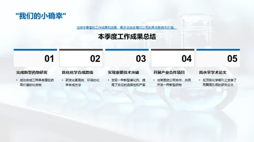 化学研究季度进展