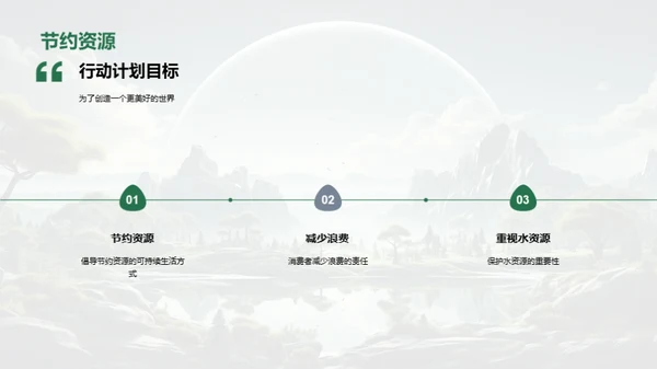 绿色行动，盼望未来