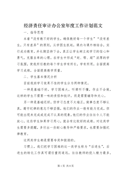 经济责任审计办公室年度工作计划范文.docx