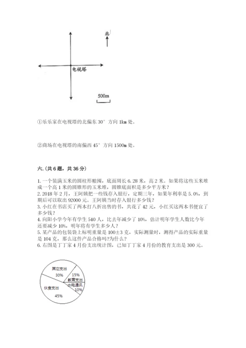 山西省【小升初】2023年小升初数学试卷附答案【基础题】.docx