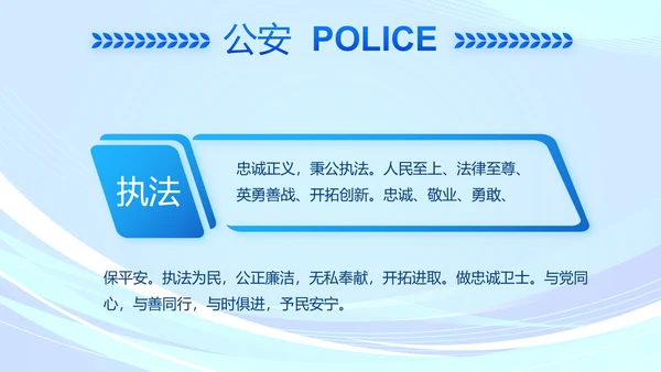 蓝色大气监狱警察工作总结汇报动态PPT模板