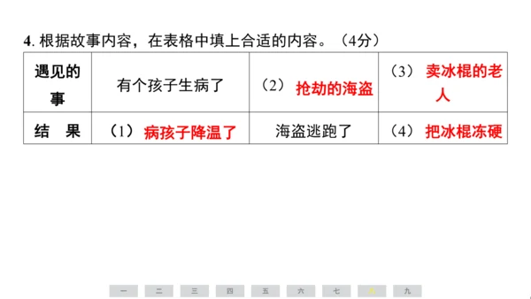 统编版语文三年级上册（江苏专用）第四单元素养测评卷课件