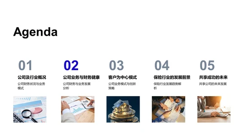 保险业稳健发展PPT模板