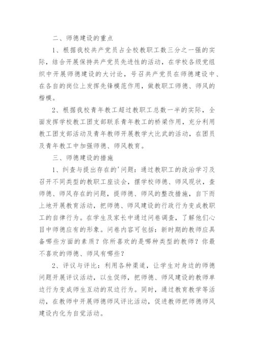 学校师德师风建设实施方案_1.docx