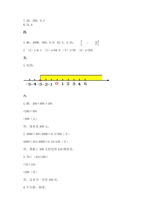 贵州省贵阳市小升初数学试卷【黄金题型】.docx