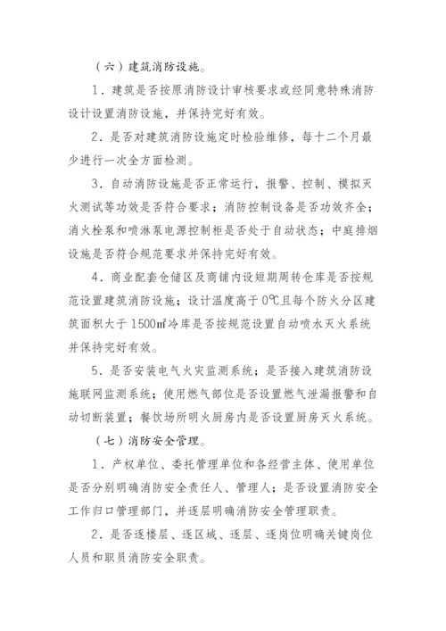 大型商业综合体和商场市场消防安全工作专业方案.docx
