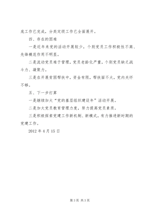 党的基层组织建设年活动开展情况汇报.docx