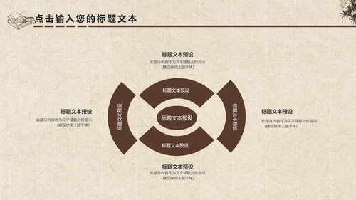 中国风水墨古典读书分享书香中国PPT模板