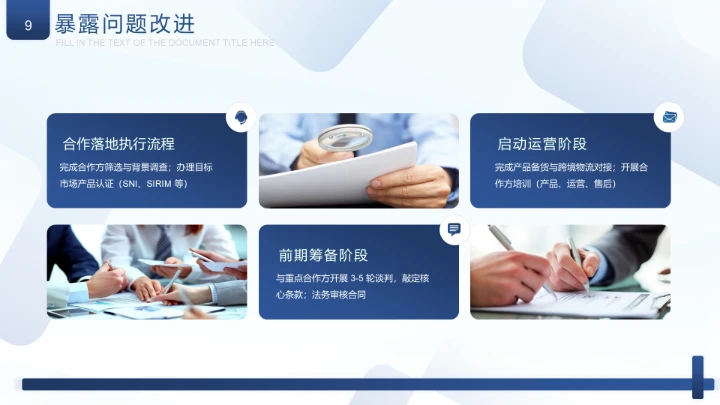 企业风含图片PPT列表