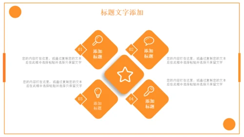 橙色商务计划书通用PPT模板