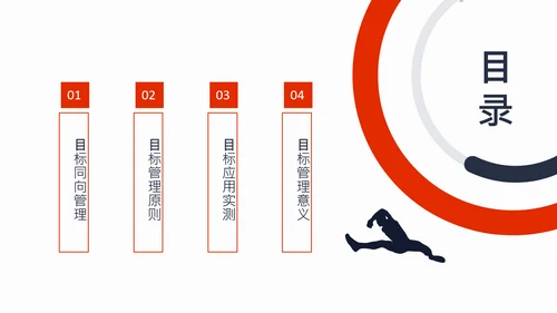 目标同向精准管理成功原则动态通用PPT模板
