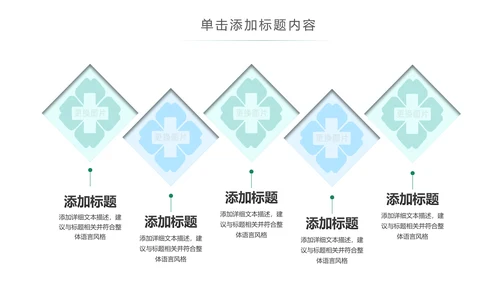 水彩清新医疗护士护理医疗报告ppt模板