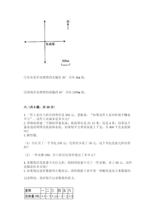 北京版数学小升初模拟试卷含答案【培优a卷】.docx