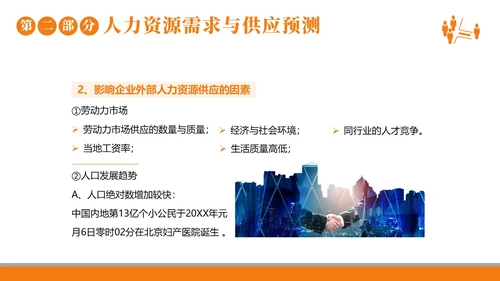 2023年人力资源规划人力资源人事企业商务培训PPT课件职业规划