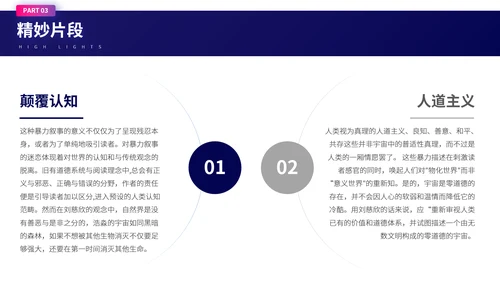 刘慈欣《赡养人类》科幻小说读书分享会PPT模板