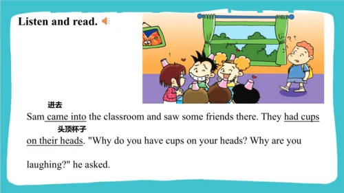 Module 8 Unit 1 Why do you have cups on your heads
