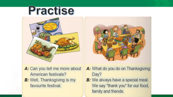 Module 4 Unit 1 Thanksgiving is my favourite festi