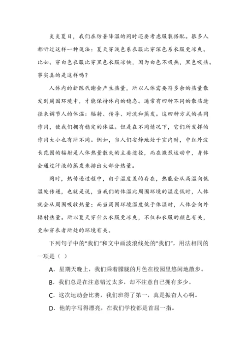 高考语文各题型中人称代词的特殊用法.docx