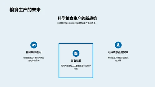 探索粮食生产科学