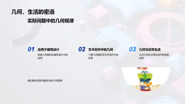 几何图形学习报告PPT模板